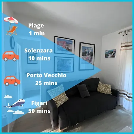 Apartment, Favone, Corse Du Sud, 50m Apartment Sari-Solenzara